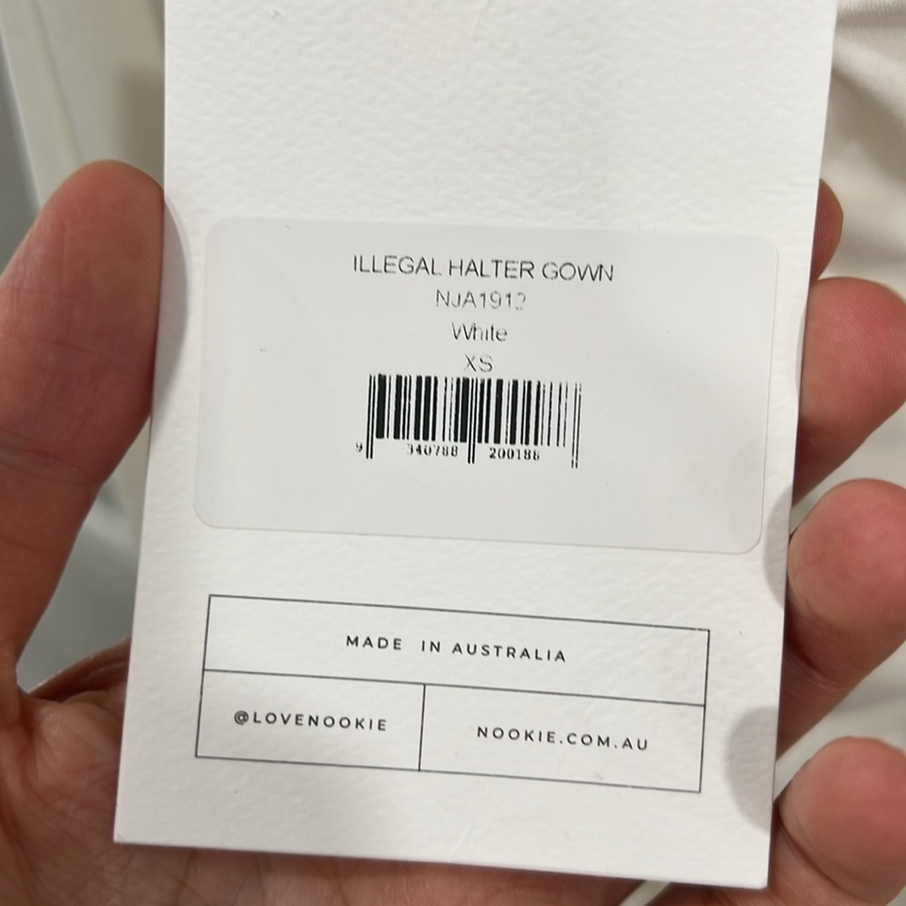 Nookie x REVOLVE Illegal Halter Gown in White - Picture 10 of 13